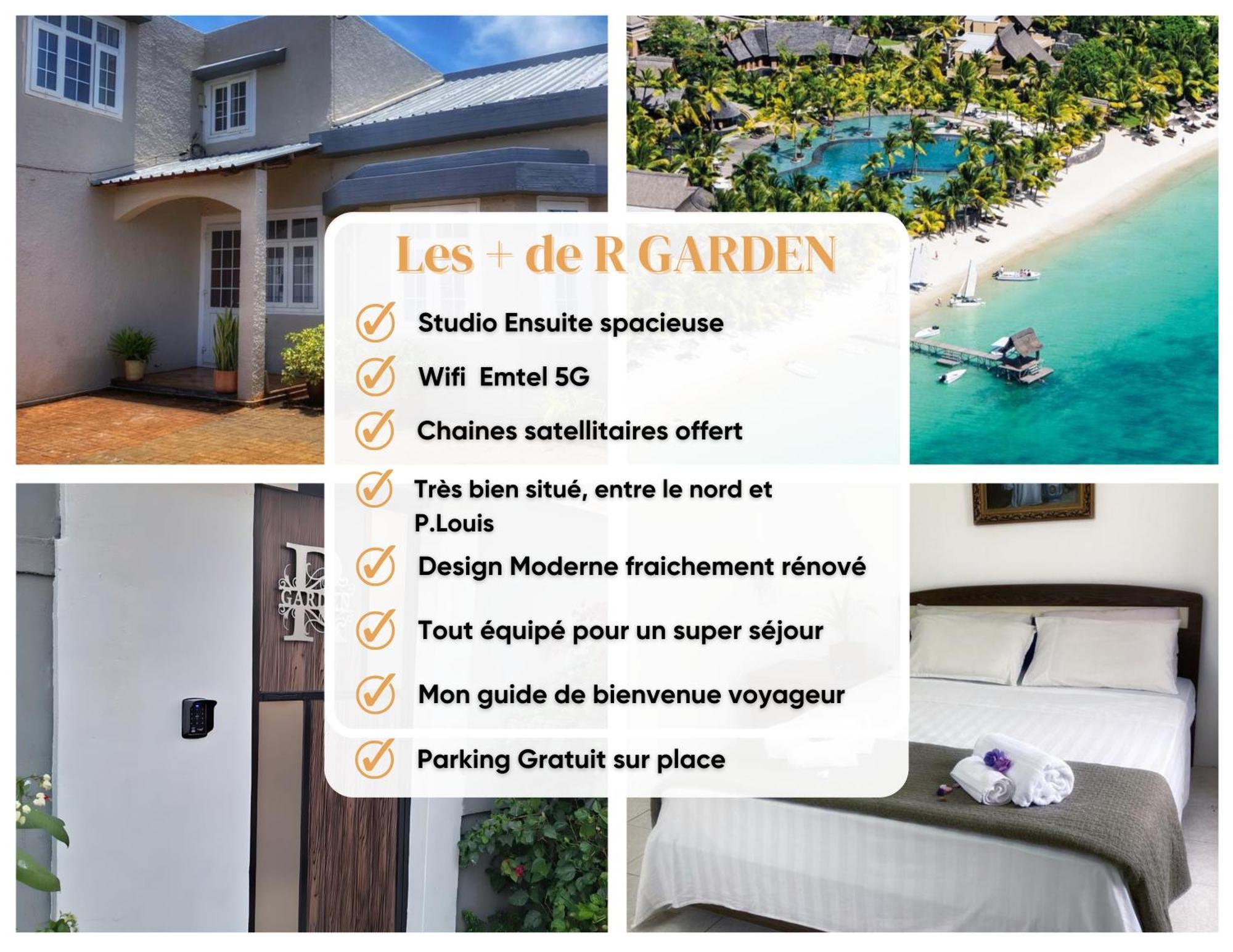R Garden Villa Au Calme De Baie Du Tombeau, Appartement Familiale De 3 Chambres Et Cuisine 외부 사진